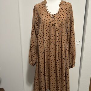 Natalie Martin Fiore Dress with Bishop Sleeves